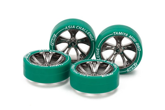Small Diameter Low-Profile Tire & Black Plated A-Spoke