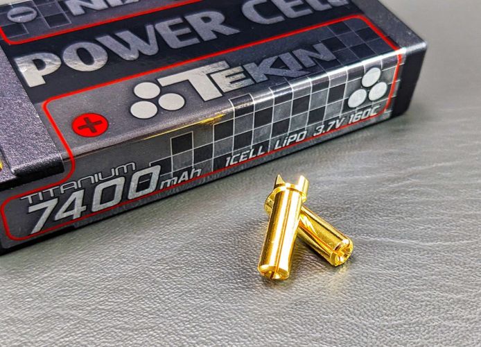 Tekin - 1S 7400mAh 160C 5mm Bullets Titanium LiPo