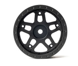 1/10 Whiplash Front 2.2" 12mm Sprint Car Wheels (2) (Blue)