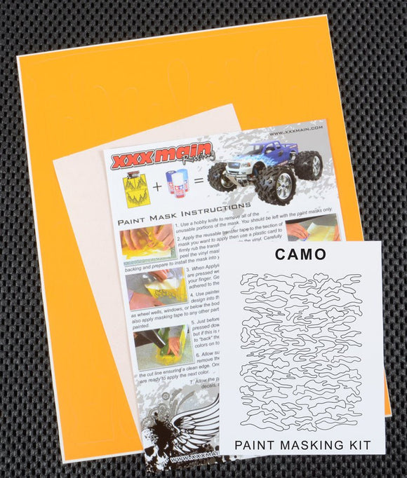 XXX Main Racing - Camo Paint Mask