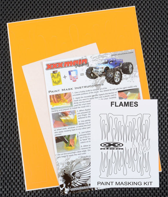 XXX Main Racing - Flames Paint Mask