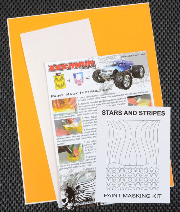 XXX Main Racing - Stars and Stripes Paint Mask