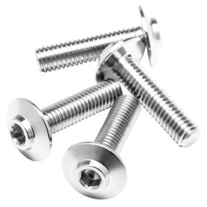 Pro Duty Titanium Screws, Lockdown Head, M3x12, 4pcs