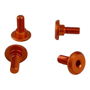 1UP Racing - Servo Mounting Screws 4.2mm Neck M3 x 6mm Thread Orange