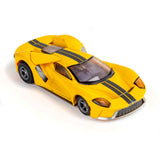 Ford GT Mega G+ Chassis Slot Car, Triple Yellow