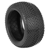 1/8 EVO  I-Beam Soft Long Wear Tires, Red Inserts (2): Truggy