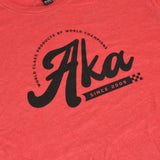 AKA Retro Tri-Blend Red T-Shirt, Large