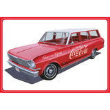 1963 Chevy II Nova Wagon w/Crates Coke, 1/25