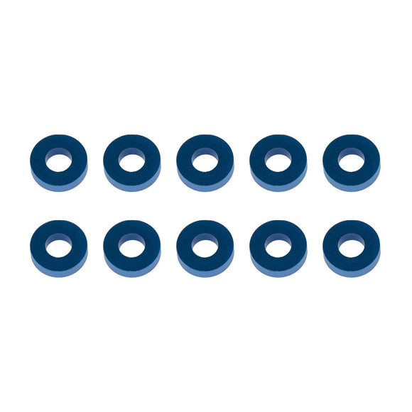 Aluminum Washers, 7.8x3.5x2.0mm, Blue