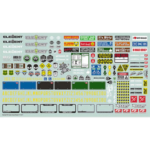 Decal Sheet, for Enduro Trucks