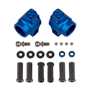 DR10 Factory Team Rear Hub Set Blue Alum