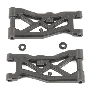 RC10B74 Factory Team Front Suspension Arms, Carbon Fiber