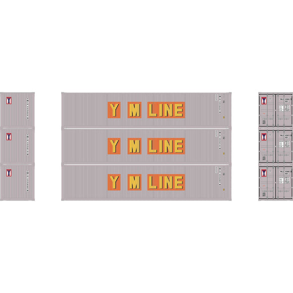 N 40' Corrugate Low Container, Yang Ming/Old (3)