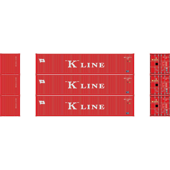 N 40' Corrugated Low-Cube Container, K Line #2 (3)