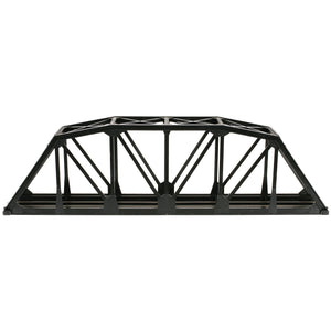 HO KIT Code 100 18" Through Truss Bridge, Black