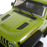 1/6 SCX6 Jeep JLU Wrangler 4WD Rock Crawler RTR: Green