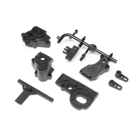 Motor Mount, Trans Case & Linkage: 1/10 SCX10 PRO