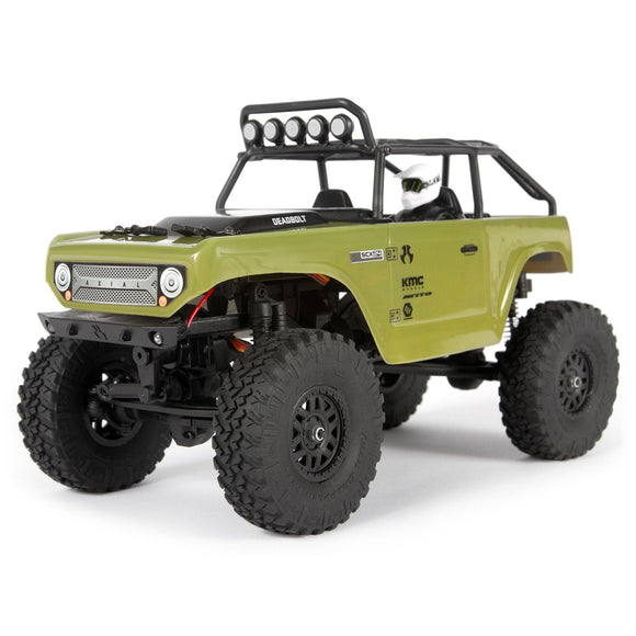 Axial AXI90081T2 SCX24 1967 Deadbolt 1/24 4WD Truck, Green