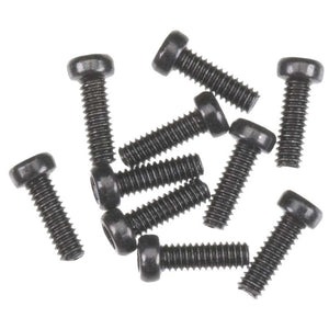 Cap Head M2x6mm Black Oxide (10)