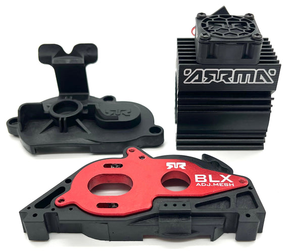 Arrma VENDETTA 4x4 3s BLX - Aluminum Mount Motor Fan Granite Senton ARA4319v3