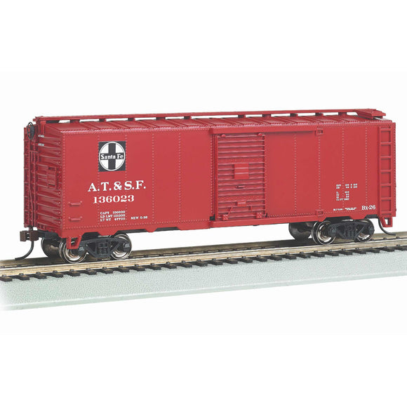 HO 40' Steam Era Box Car Santa Fe #136023