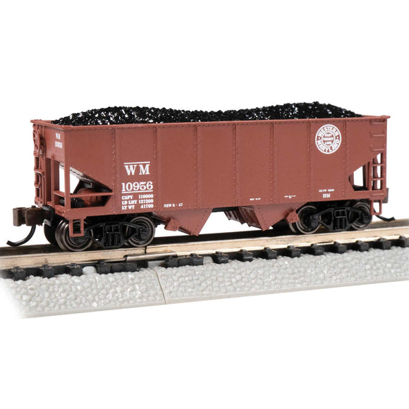 N USRA 55 Ton 2-Bay Hopper Western Maryland #10956