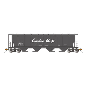 HO 4-Bay Cylindrical Hopper with FRED, CPR Black Script