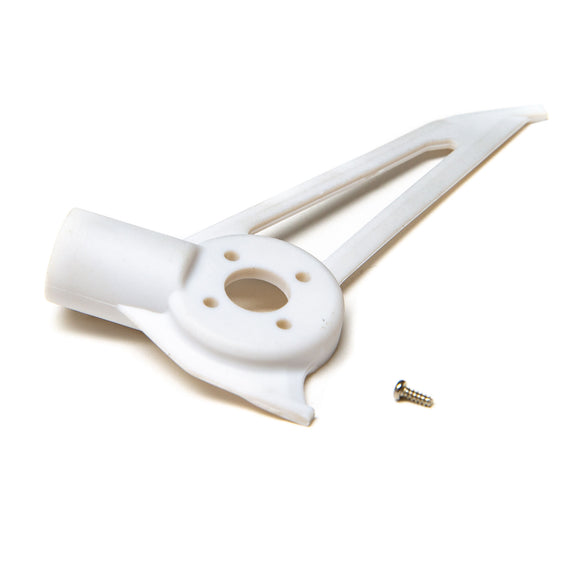 Vertical Tail Fin Motor Mount, White: 150 S