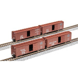 N 40' Steel Boxcar, Set A, NYC, MC, P&E, B&A (4)