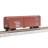 N 40' Steel Boxcar, Set A, NYC, MC, P&E, B&A (4)