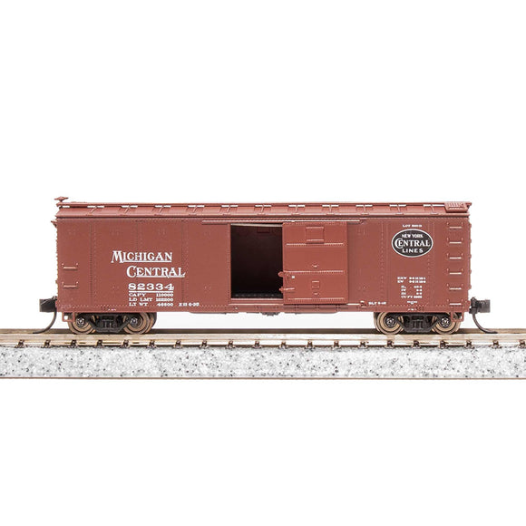 N 40' Steel Boxcar, Set A, NYC, MC, P&E, B&A (4)