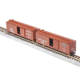 N 40' Steel Boxcar, Set A, NYC, MC, P&E, B&A (4)