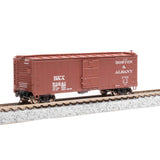 N 40' Steel Boxcar, Set A, NYC, MC, P&E, B&A (4)