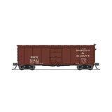 N 40' Steel Boxcar, Set B, NYC, MC, P&E, B&A (4)