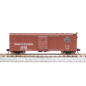 N 40' Steel Boxcar, Set B, NYC, MC, P&E, B&A (4)