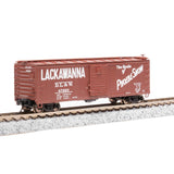 N 40' Steel Boxcar, Set C, NYC, RDG, DLW, NB (4)