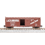 N 40' Steel Boxcar, Set C, NYC, RDG, DLW, NB (4)