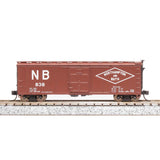 N 40' Steel Boxcar, Set C, NYC, RDG, DLW, NB (4)