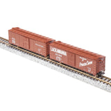 N 40' Steel Boxcar, Set C, NYC, RDG, DLW, NB (4)