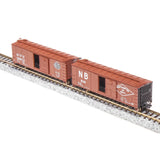 N 40' Steel Boxcar, Set C, NYC, RDG, DLW, NB (4)