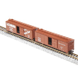 N 40' Steel Boxcar, Set C, NYC, RDG, DLW, NB (4)