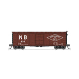 N 40' Steel Boxcar, Set C, NYC, RDG, DLW, NB (4)