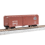 N 40' Steel Boxcar, Set C, NYC, RDG, DLW, NB (4)