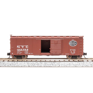 N 40' Steel Boxcar, Set D, NYC, RDG, DLW, NB (4)