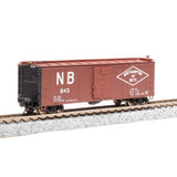 N 40' Steel Boxcar, Set D, NYC, RDG, DLW, NB (4)