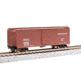 N 40' Steel Boxcar, Set D, NYC, RDG, DLW, NB (4)