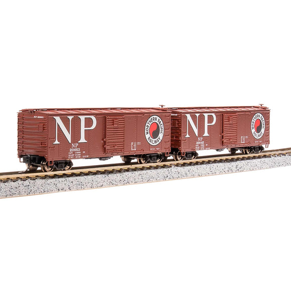 N USRA 40' Steel Boxcar, NP (2)