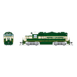 HO EMD GP20 Locomotive, Green/Cream/Yellow, Paragon 4, ARZC 2004