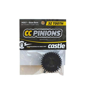 Pinion Gear, 32T MOD 1, 8mm Shaft