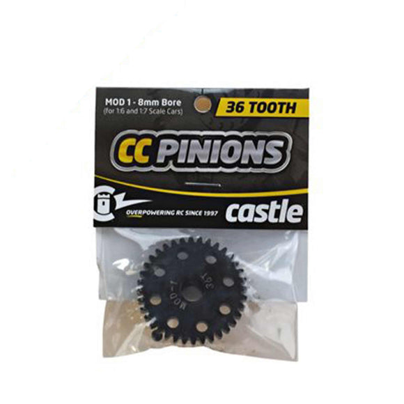 Pinion Gear, 36T MOD 1, 8mm Shaft